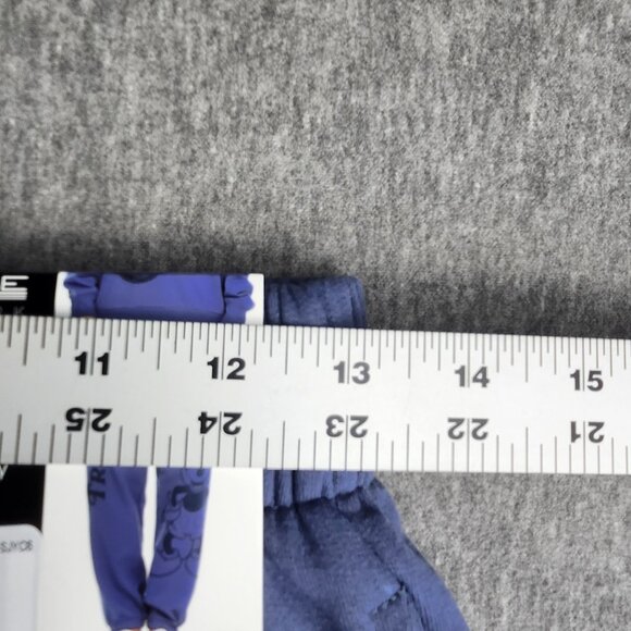 Freeze NY Mickey Truly Original Jogger Blue Women Size S Fleece Tonal Embroidery - Picture 13 of 16